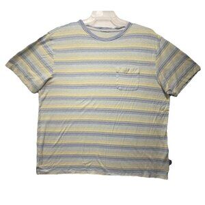 Patagonia Men's Trail Harbor Pocket Tee Hemp Cotton Sandy Cape Ghost Purple XL